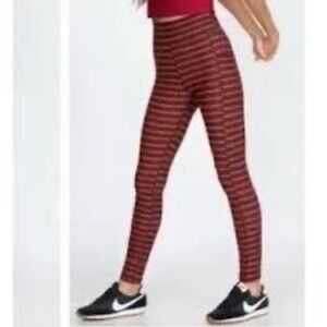 Johnny Was Calme Endurance High Waist Leggings 7/8 with Pockets Patterned Size S